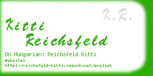 kitti reichsfeld business card
